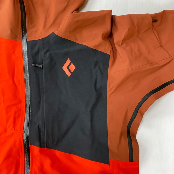 Black Diamond Men’s Recon Stretch Shell Ski Jacket Cider Black Octane Sz M $450 - Picture 3 of 16